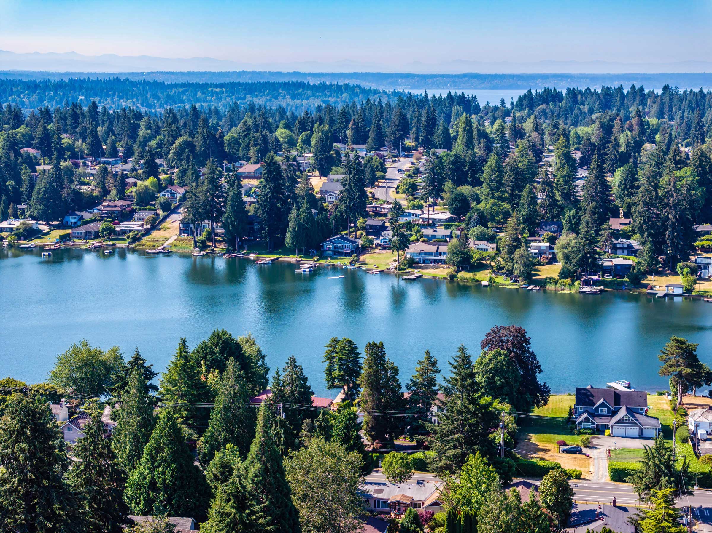 Waterfront properties with lake view